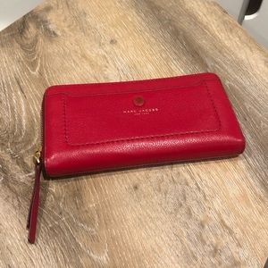 Red Leather Marc Jacobs Wallet